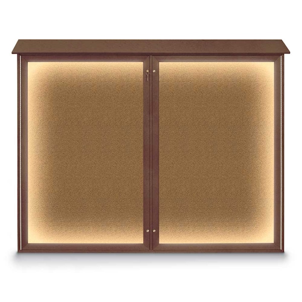 Letterboard, Burgundy/Bronze